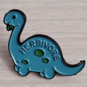 Dinosaur Herbivore Enamel Pin